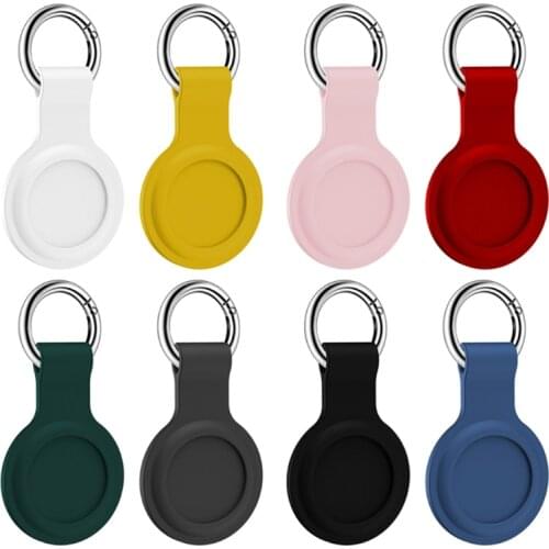 Protector Bumper Case Compatible For Apple AirTags Tracker Buckle For Apple Locator Tracker Anti-lost Device Keychain Protective