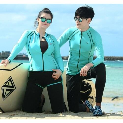 Plus Size Womens 5Pcs Fitness Suit Sets Yoga Sportswear Elastic Rash Guards Swimsuit Swimwear Long Sleeve Full Body Surf Suits