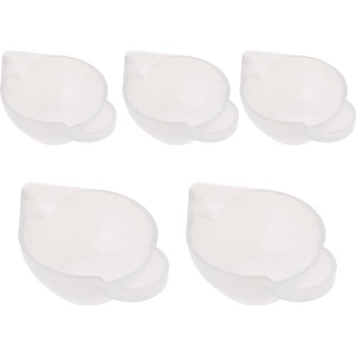 5 PCS Silicone Mold Cup Dispenser DIY Epoxy Resin Jewelry Making Tool Color Modulation