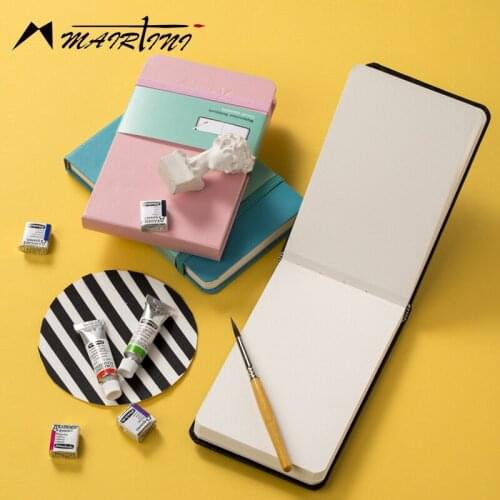 Mairtini watercolor paper 300g cotton A6 book to drawing travel handbook sketchbook colored pencil albums art painting supplies