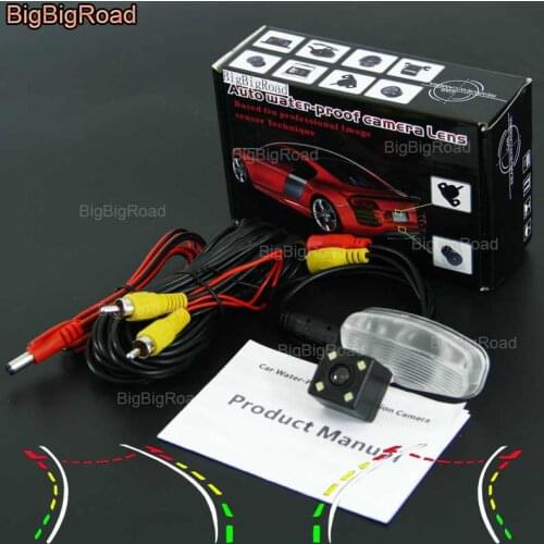 BigBigRoad Car Intelligent Dynamic Track Rear View Camera Reverse Camera For Honda Vezel HRV H-RV XRV X-RV 2013 2014 2015 2016