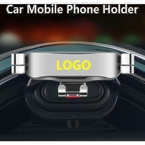 1pcs Car Mobile Phone Holder Logo Decoration Accessories For Honda Civic CRV Jazz Fit Accord Insight Pilot Passport HRV Odyssey