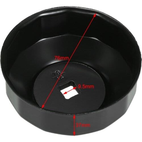 14FT Oil Filter Wrench 76mm x 14 73mm x 14 65mm x 14 Flutes Oil Filter Cap Socket Cap Wrench Cup Remover Tool for BMW for Audi