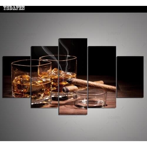 HD print olieverf Film modulaire foto Scenery poster kind room decor woondecoratie 5 stks canvas art z526