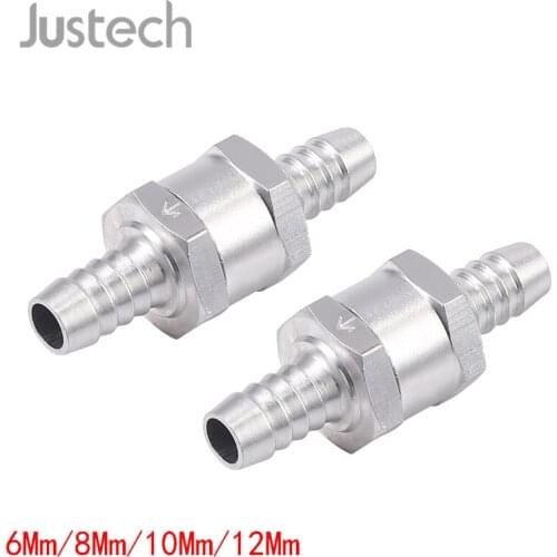 Justech One Way Fuel Non Return Check Valve 6Mm 8Mm 10Mm 12Mm Petrol & Diesel Oil For Motorcycle Caravan RV Peugeot Renault