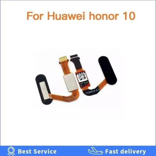 Home Button For Huawei honor 10 Fingerprint Sensor Scanner Flex Cable Touch ID Sensor Home Button