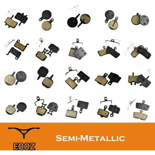 4 Pair (8pcs) MTB Bicycle Bike Cycling Disc Brake Pads Semi-metallic For SHIMANO SRAM AVID HAYES Magura Formula ZOOM