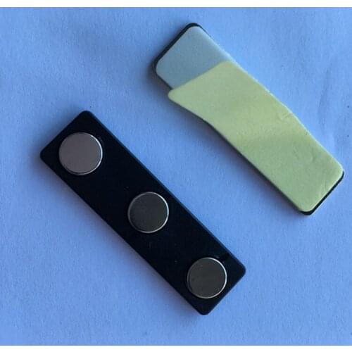 50pcs magnetic badge name tag holder ID strong permanent 3 magnets badge