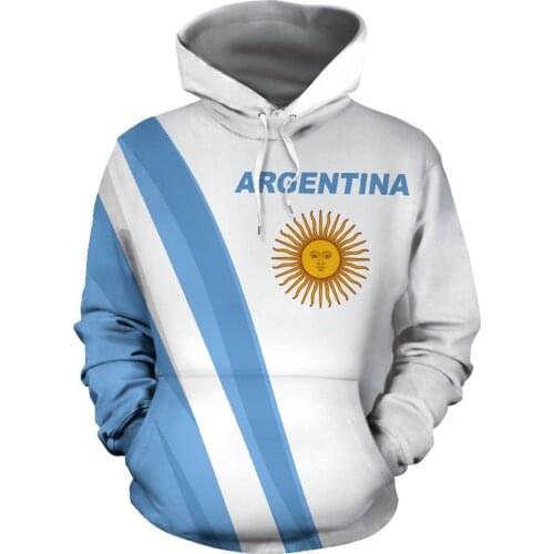 PLstarCosmos 3DPrint Newest Argentina Sport Country Flag Unique Men/Women Cozy Hrajuku Casual Streetwear Hoodie/Zip/Sweatshirt 7