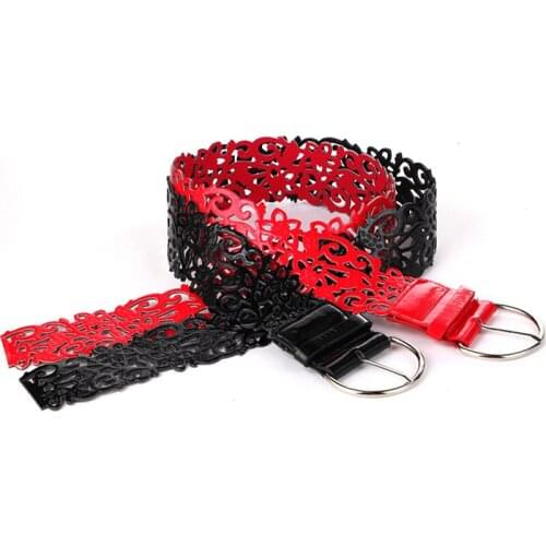 New Arrivals Female Fashion Cutout Flower Belt flower cummerbund decoration wide strap belt Women Waistband Belts For Dress