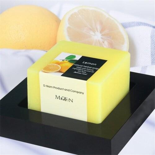 100g Handmade Lemon Soap Cleaner Removal Pores Acne Treatment Moisturizing Whitening Body Shower Tools Body Care