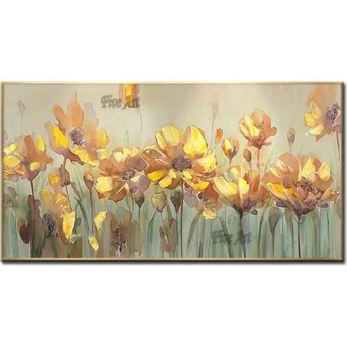 Outdoor Landscape Handmade Lotus Flower Oil Painting Wall Picture Art Cheap Canvas Home Wall Art Free Shipping Paintings Craft