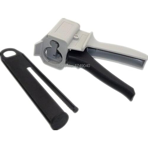 Two Component AB Glue Gun 50ML Epoxy Sealant Glue Gun Applicator Glue Adhensive Squeeze Automatically Mixed 10:1 Manual Tool