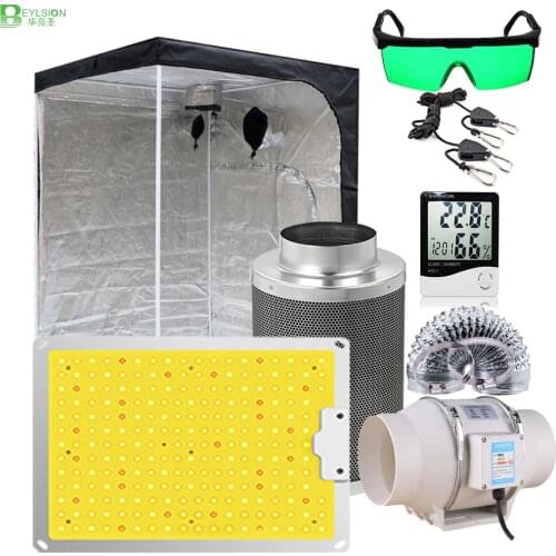 BEYLSION Dimmable LED Grow Light Set Grow Box Full Kit Parts Grow Tent Plant Lamps Hydroponics Indoor Growing Lighting Kits