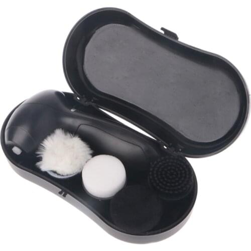 Handheld Automatic Electric Shoe Brush Shine Polisher 5AA Battery Power Supply