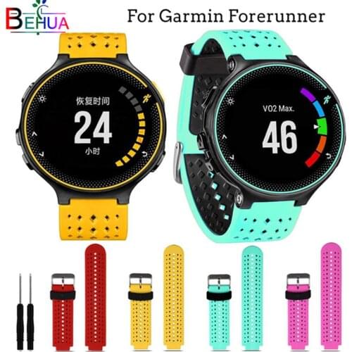 Sport Soft silicone Wrist Watch For Garmin Forerunner 220/230/235/620/630 smart watch Replace fashion Watchband bracelet strap