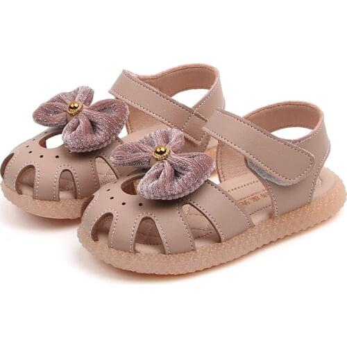 Skoex Children Fashion Casual Sandals Summer Girls Princess Sandal Soft Bottom Wear Resistance Little Girl Toddler Slip-on Shoes