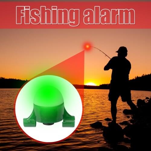 LED Fishing Alarm Rod Tip Sensor Light Carp Night Fishing Tackle Tool Smart Sensor Pole Flash Bite Alarm Lamp Accessories