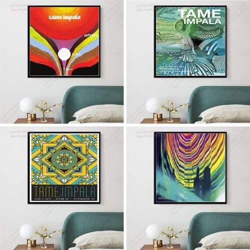 Tame Impala Hot Poster Rapper Singer Music Album Innerspeaker currents Canvas Painting Wall Art Posters and Prints Home Decor