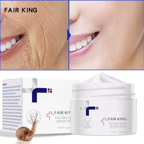 Tea Tree Snail Essence Face Cream Anti-aging Moisturizer Nourishing Collagen Essence Women Skin Care Hyaluronic Acid Face Cream