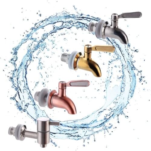 BANGPU Stainless Steel Jar Bucket Spigot Water Beverage Dispenser Faucet Wine Barrel Juice Tap Water Dispenser Spigot Faucet