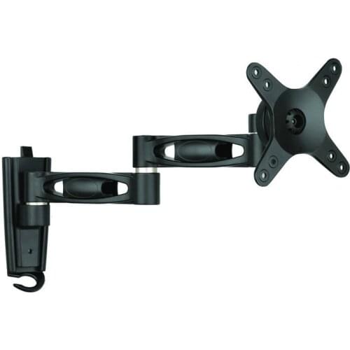 13-27" Aluminum Alloy Long Arm Retractable LCD Rack TV Mount Rotating Fashion Monitor Holder