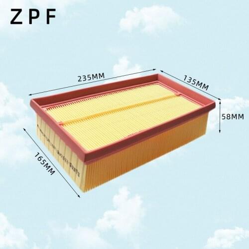 C2433/1 Factory Outlet 16546-JD20B High Quality Car Air Filter for WA9563 NISSAN Dualis Qashqai X-Trail Qashqai+2 240*165*60mm