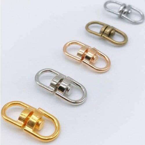 20pcs Metal Swivel Hook Clasp 19mm Bag Pendant Keychain Component Kc Gold/Bronze/Silver Color Connector For Diy Jewelry Making