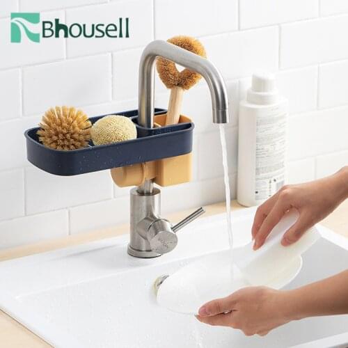 2020 Rag Bathroom Organizer Sponge Draining Towel Soap Suction Cup Wall Storage Rack Drain Shelf Organizer Bathroom Accessories