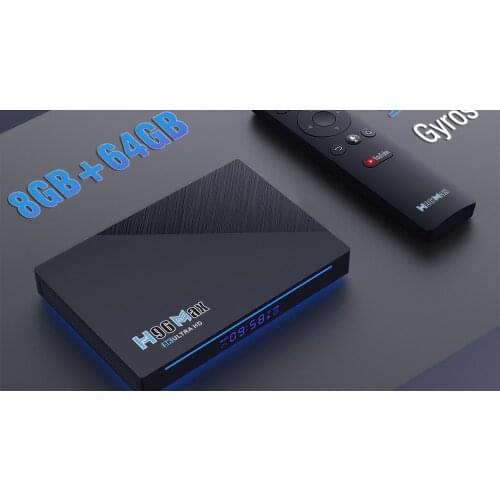 2021 Poweful Set Top Box H96 MAX RK3566 Quad Core 64bit Dual Bnad Wifi 1000M 64GB Rom 8GB Ram Android 11 Tv Box