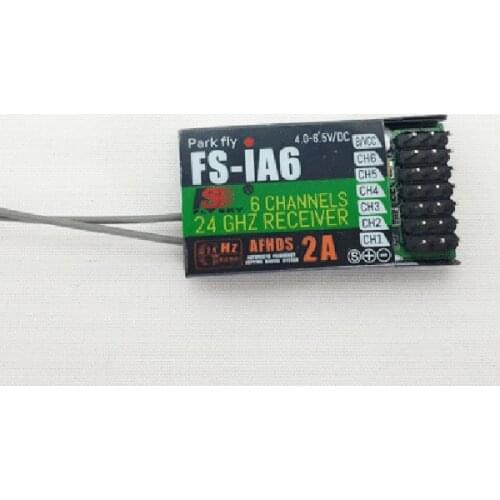 AFHDS 2A Frysky FS - iA6 6 Channel Receiver Park Fly FS-iA6 For Fixed wing Glider RC Helicopter