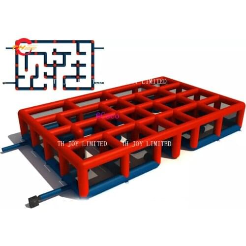 Free shipping to door!cheap portable inflatable play area laser tag arena game equipment labyrinth maze outdoor