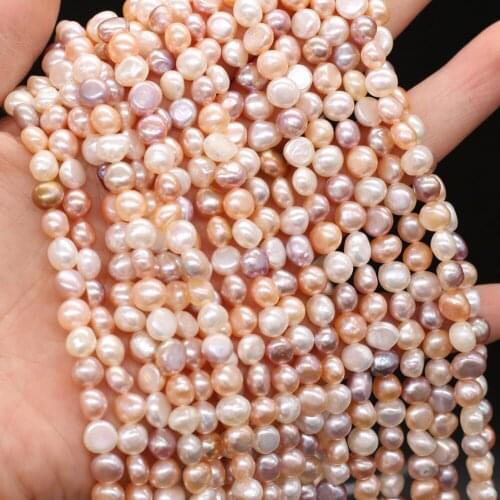 Natural Freshwater Pearl Beads irregular Color mixing Loose isolation Beads For jewelry making DIY necklace bracelet accessories