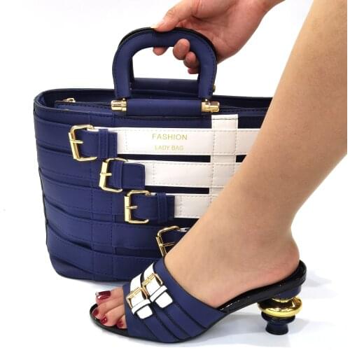 Doershow hot selling African fashion Designer Shoes And Bag Set To Match Italian Party Shoes With Matching Bags Set !!SOP1-25