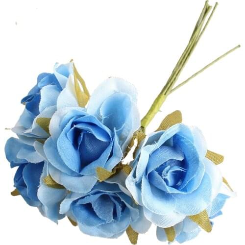 30PCS Artificial Rose Flowers Wedding bouquet White Pink Thai Royal Rose Silk flowers Home Decoration Wedding Party Decor