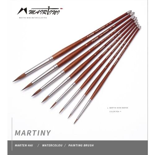 Mairtini K61 Kolinsky Sable Watercolor Brushes, Delivers Oceans of Color & Precise Details,for Watercolor Gouache Ink and More