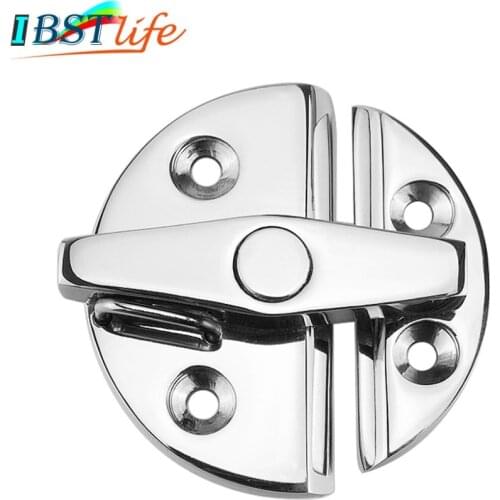 Marine Grade Stainless Steel 316 Boat Door Cabinet Hatch Round Turn Button Twist Catch Latch Marine Hardware Accessories