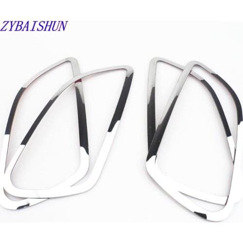 Stainless steel Inner Door Handle Bowl cover decoration ring Upholstery car accessories for Chevrolet cruze 2009-2015 4 pcs /set