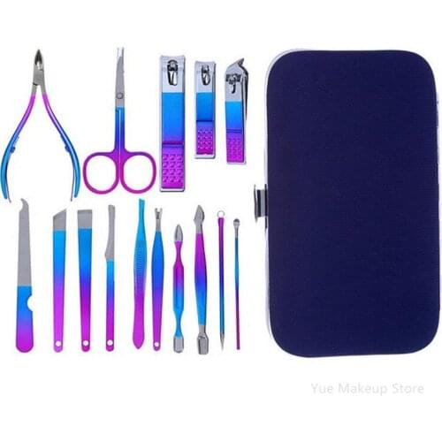 Portable Nail Clipper Set Manicure Cutter Kits Nail Clippers Travel Manicure Nail Clipper Set Household Glitter Pedicure tool 30