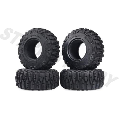 4pcs 2.2inch 120mm Rubber Tires Dragon Talon Tyre for 1/10 RC Crawler Car Traxxas TRX4 Axial SCX10 90046 Tamiya CC01 GRT 86100