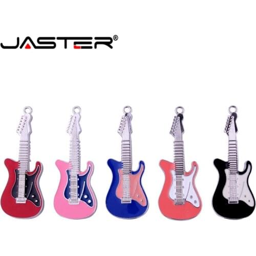 Rock and roll electric guitar shape USB Flash Drive music pen drive metal pendrives memory stick 4gb 8GB 16GB 32GB Free shipping