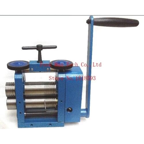 BLUE Rolling Mill ( 4 ROLLERS ) ,Combination Rolling Mill, hand operated Rolling Mill,jewelry diy making equipment