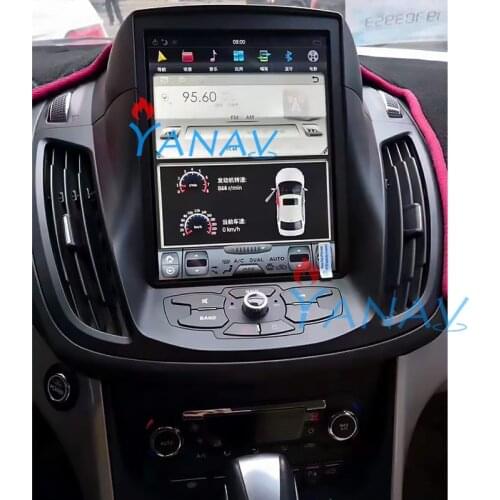 Tesla style HD Vertical screen Android system px6 auto stereo for-FORD kuga 2012 Car GPS navigation multimedia video player carp