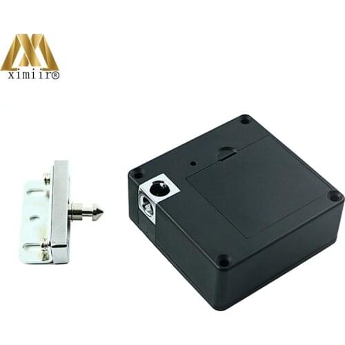 New Cheap HM-L211 Electric Cabinet Lock Invisible Hidden Cabinet Drawer Lock Locker 13.56Mhz MF IC Card Cabinet Lock