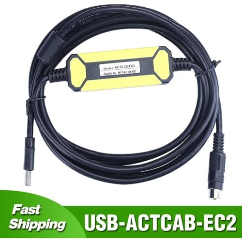 USB-ACTCAB-EC2 Suitable For Hitachi EC Series PLC Programming Cable Download Line Fast ship