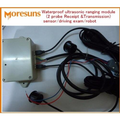 Fast Free Ship Waterproof type ultrasonic ranging module(2 probe Receipt &Transmission) sensor/driving exam/robot