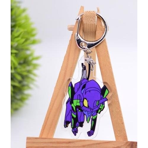 WL0930 EVA Keychain Acrylic Cartoon Keyring Accessories