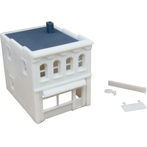 Outland Models Railway Layout Classic 2-Story City Shop Type F 1:87 HO Scale