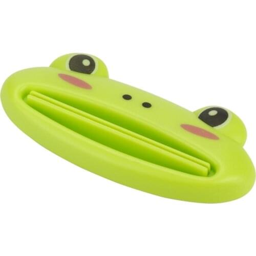 1PCs Frogs Mouth Baby Toothpaste Infant Training Soft Gel Teether Baby Led Weaning Tailored Silicone