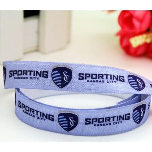 5/8'' Free shipping Fold Elastic FOE fight fun printed headband headwear hairband decoration wholesale OEM S475